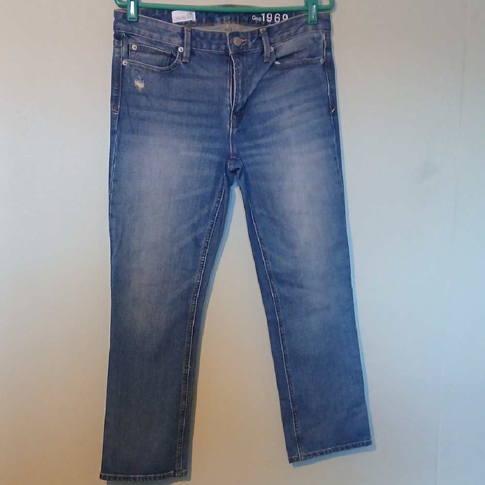 Women's GAP High Rise Crop Denim Jeans Size 28R